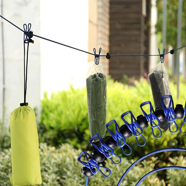 Clip Secure clothes Drying Rope ( Free Delivery )